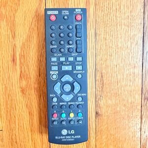 LG AKB73495301 Blu-Ray Disc Player Remote Control Black OEM Replacement